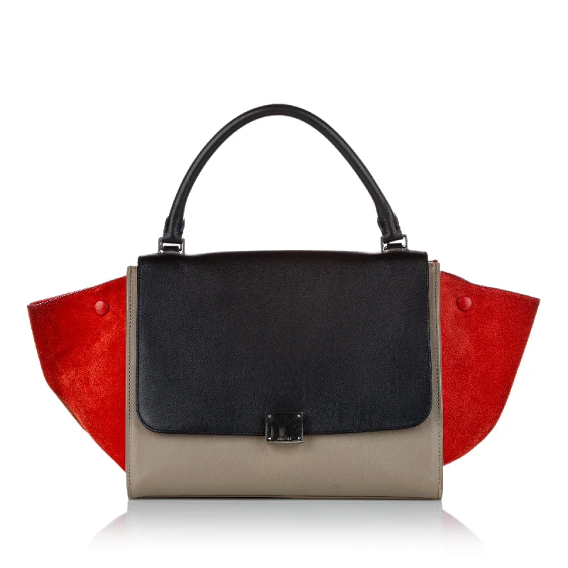 Celine Trapeze Leather Handbag (SHG-24806)