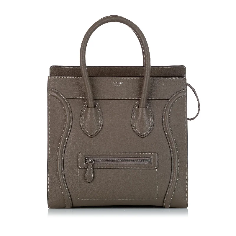 Celine Mini Luggage Leather Tote Bag (SHG-29299)