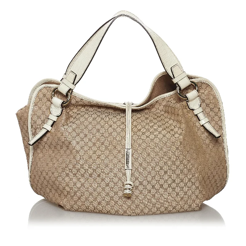 Celine Macadam Bittersweet Canvas Shoulder Bag (SHG-30187)