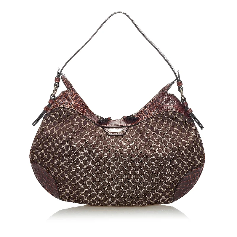 Celine Macadam Canvas Hobo Bag (SHG-34196)