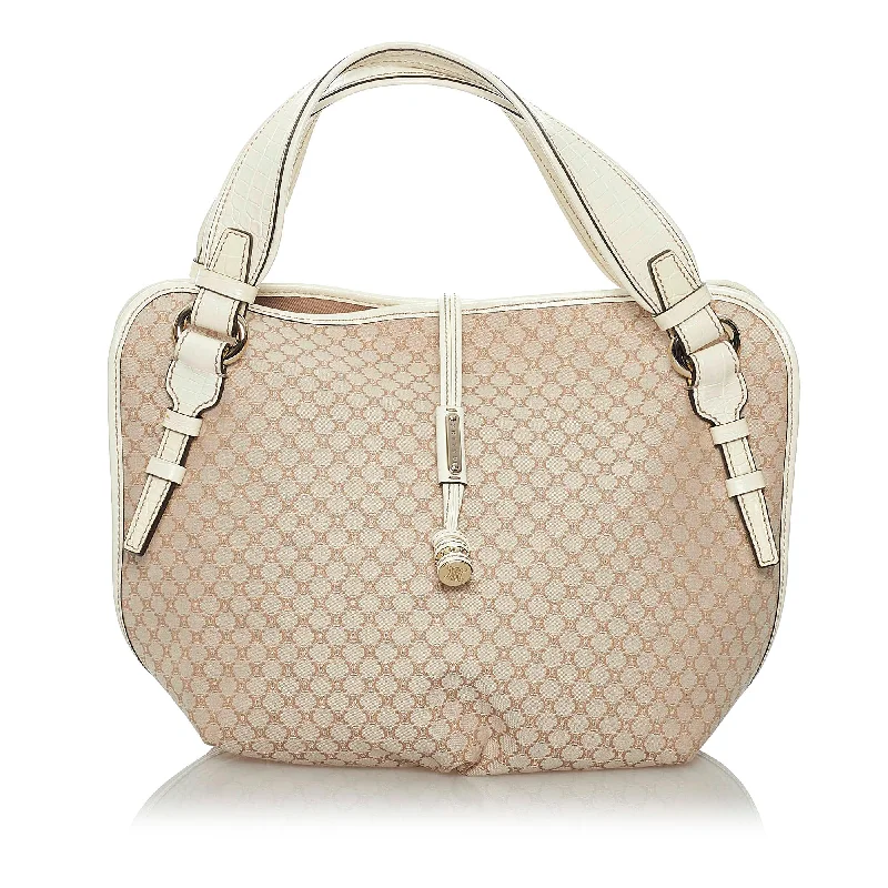 Celine Macadam Bittersweet Canvas Shoulder Bag (SHG-28644)