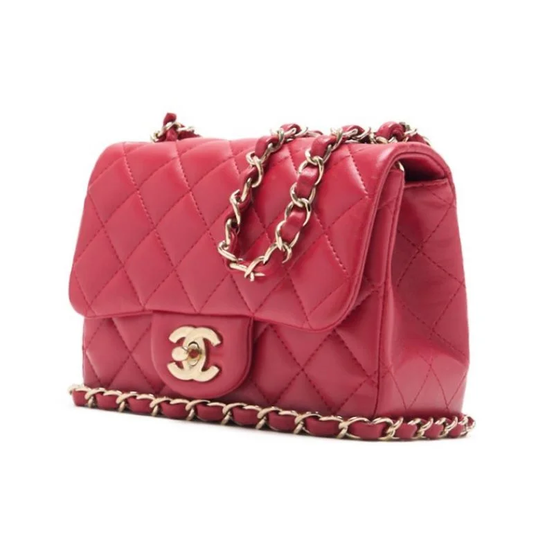 CHANEL 【CHANEL】MINI TRASSE Turnlock Chain Shoulder  Red  Shoulder Bag Mini Shoulder Bag  Bag Hybrid 【 Ship】【SS】Vill Mountain Online