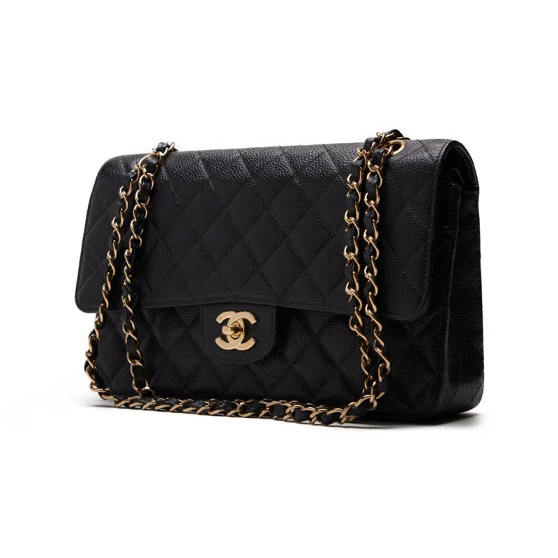 Chanel Matrasse Double Flap Chain Shoulder Caviar S Black  Shoulder Bag Mini Shoulder Bag  Shoulder Bag Hybrid   Ship] Dutch Shark Online