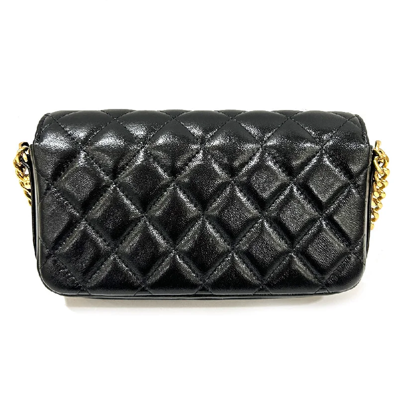 Chanel Matrasse Mini Chain Shoulder Bag AP3207 Coco G   Phonbox Black