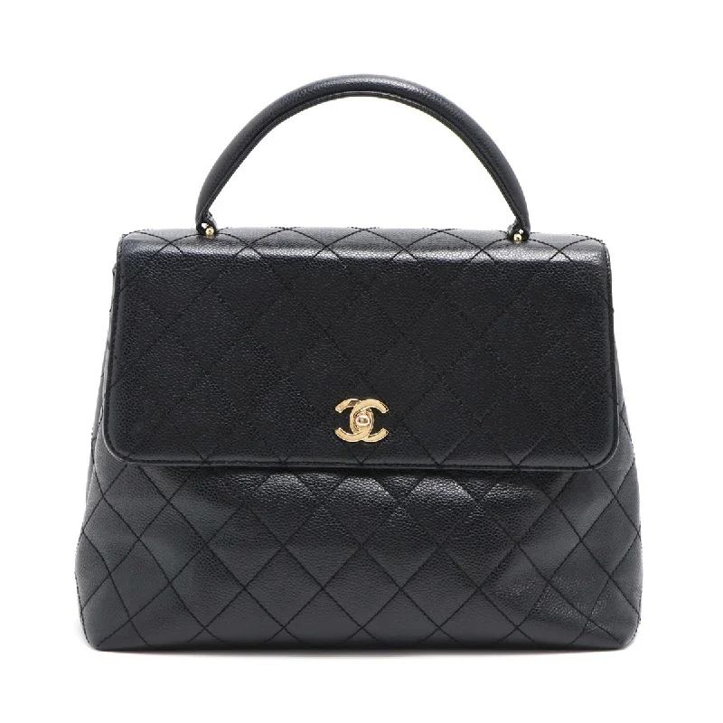 Chanel Black Caviar Kelly Handbag