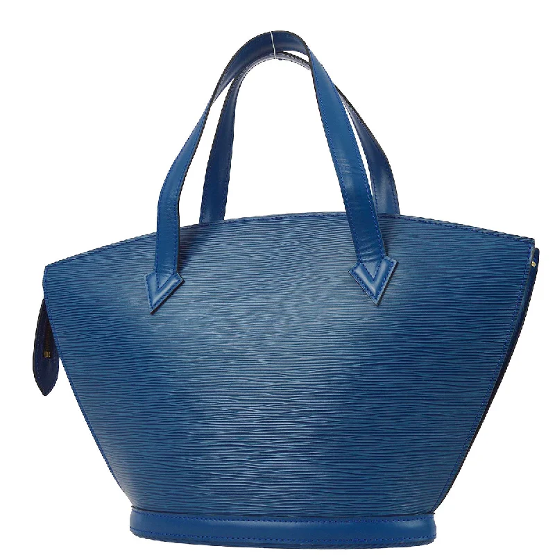 Louis Vuitton Blue Epi Saint Jacques Tote Handbag M52275