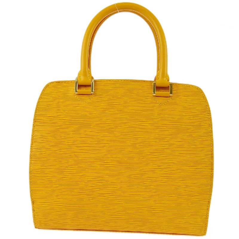 Louis Vuitton 2000 Yellow Epi Pont Neuf Handbag M52059