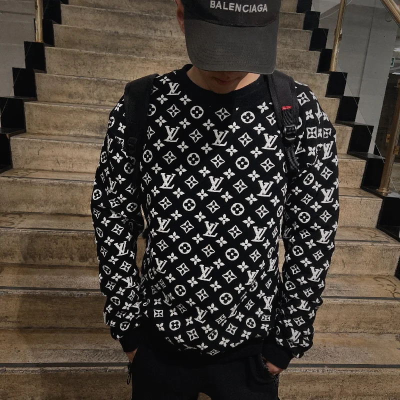 Louis Vuitton LV Monogram Jacquard Crewneck