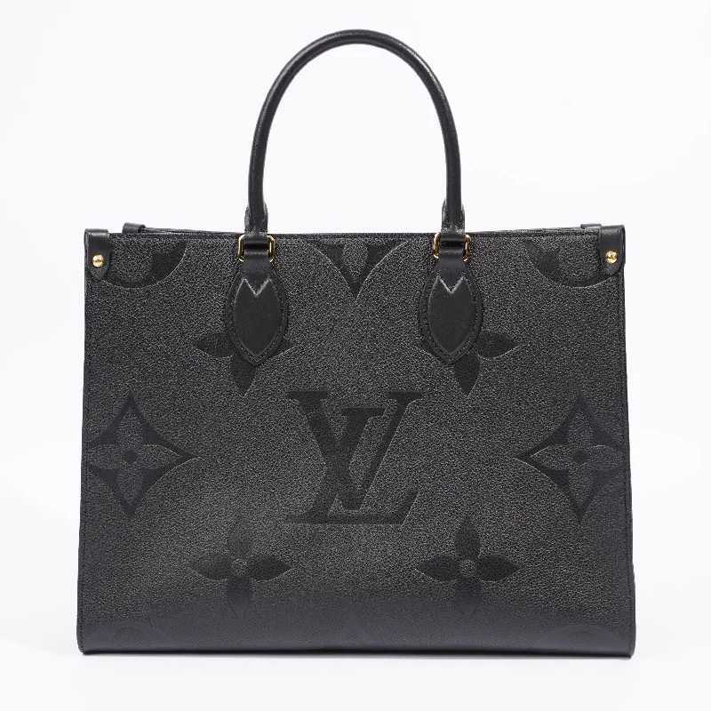 Louis Vuitton On The Go Bag Monogram Empreinte Leather MM