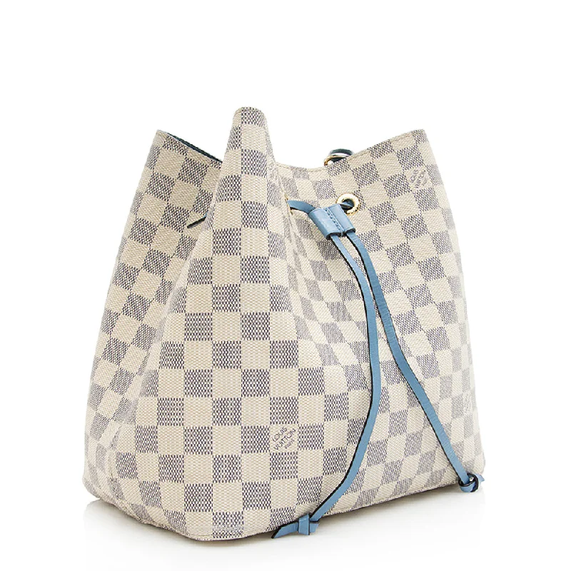 Louis Vuitton Damier Azur Neonoe Shoulder Bag (SHF-20481)