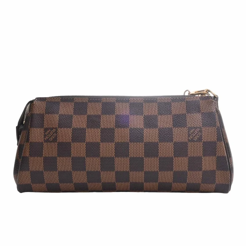 LOUIS VUITTON Damier Eva Chain Shoulder Bag N55213 Brown Women's