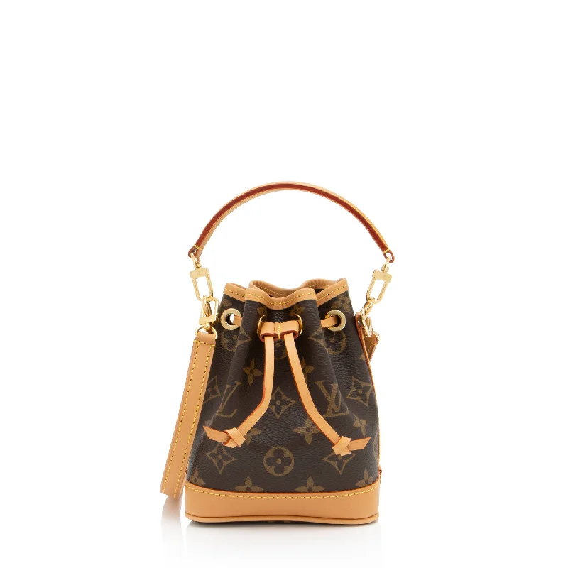 Louis Vuitton Monogram Canvas Nano Noe Shoulder Bag (SHF-V1WNYG)