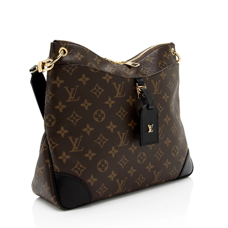 Louis Vuitton Monogram Canvas Odeon MM NM Shoulder Bag (SHF-dbGrZE)