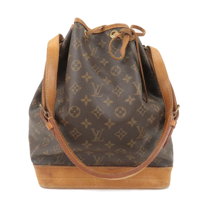 Louis Vuitton Monogram Noe Shoulder Bag Hand Bag Brown M42224