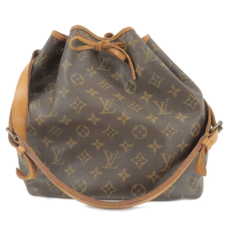 Louis Vuitton Monogram Petit Noe Shoulder Bag Hand Bag M42226