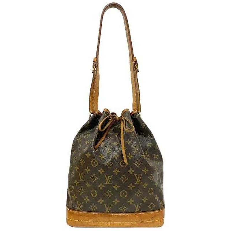 LOUIS VUITTON Noe Brown Beige Gold Monogram M42224 Canvas Nume Unknown