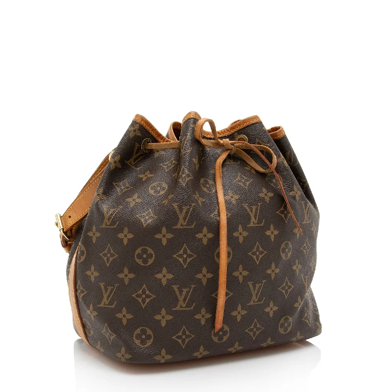 Louis Vuitton Vintage Monogram Canvas Petit Noe Shoulder Bag (SHF-11p5e9)