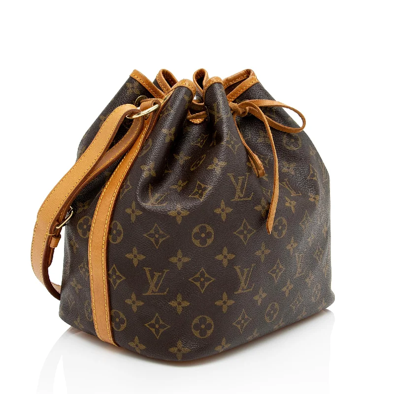 Louis Vuitton Vintage Monogram Canvas Petit Noe Shoulder Bag (SHF-PDoiBU)