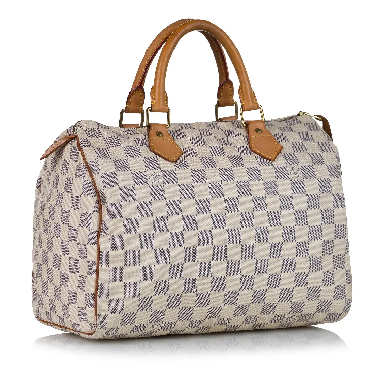 Louis Vuitton Damier Azur Speedy 30 (SHG-35173)