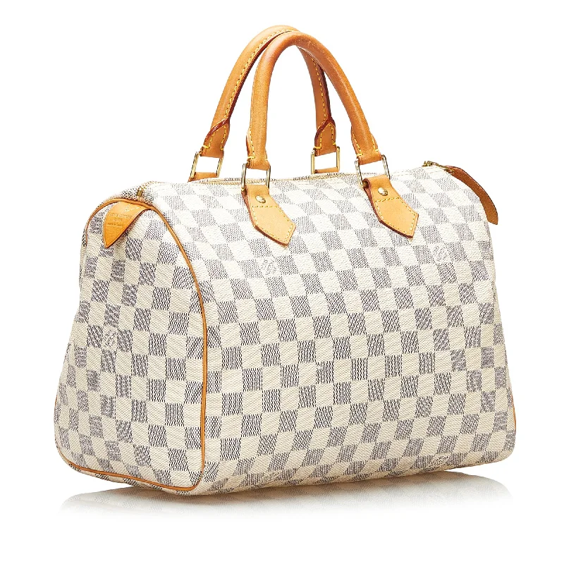 Louis Vuitton Damier Azur Speedy 30 (SHG-35562)