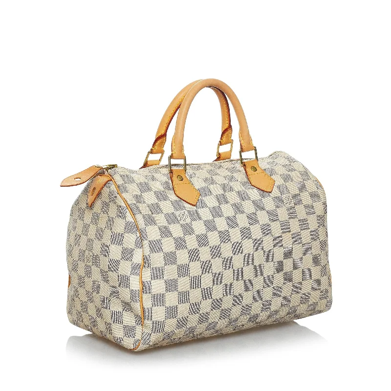 Louis Vuitton Damier Azur Speedy 30 (SHG-37413)