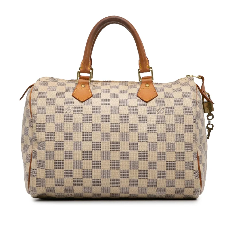 Louis Vuitton Damier Azur Speedy 30 (SHG-VRFINs)