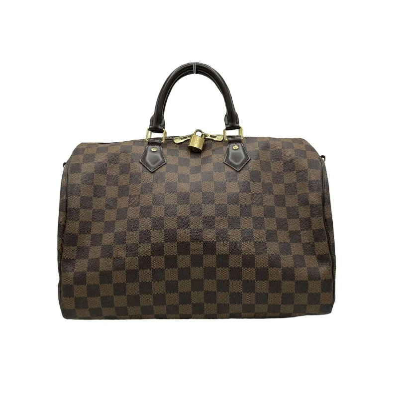 LOUIS VUITTON [] Damier Speedy 35 Bandouliere Boston Bag N41366 Shoulder for Women with Strap