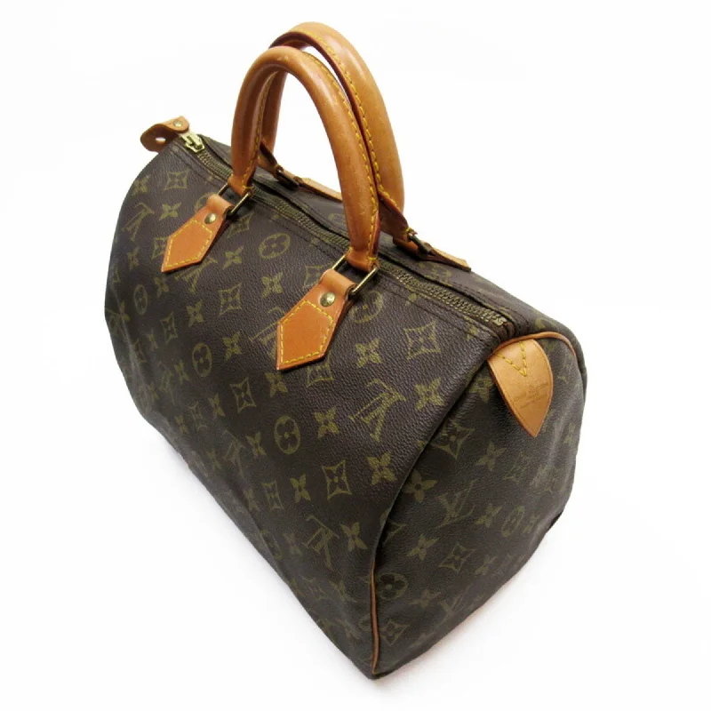 Louis Vuitton Handbag Monogram Speedy 30 Brown Canvas M41526