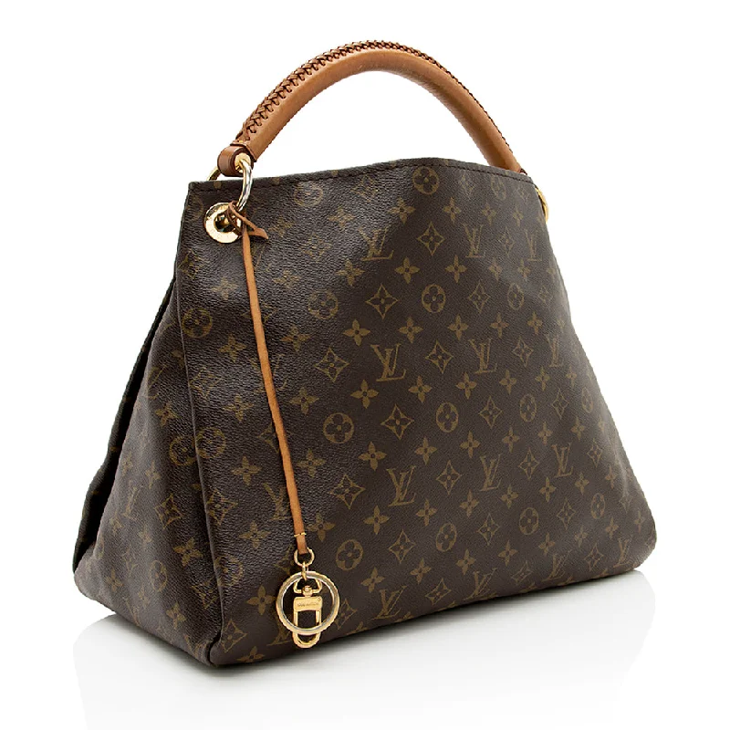 Louis Vuitton Monogram Canvas Artsy MM Shoulder Bag (SHF-20844)