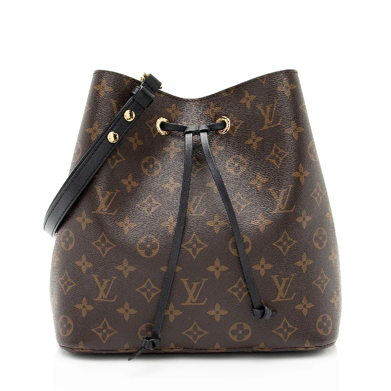 Louis Vuitton Monogram Canvas Neonoe MM Shoulder Bag (SHF-E8cGNS)