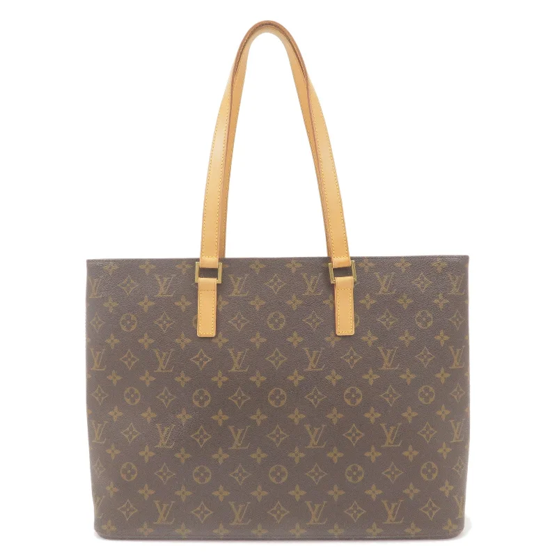 Louis Vuitton Monogram Luco Tote Bag Shoulder Bag Brown M51155