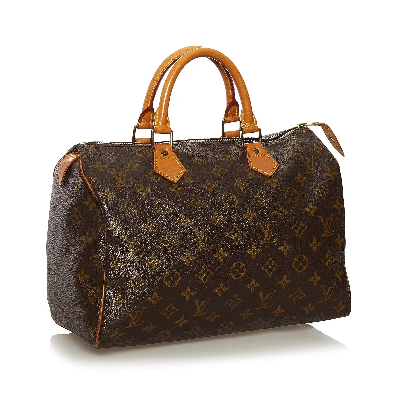 Louis Vuitton Monogram Speedy 30 (SHG-35100)