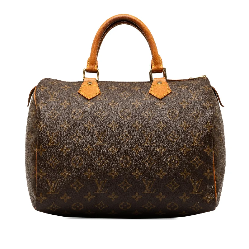 Louis Vuitton Monogram Speedy 30 (SHG-pOP08S)