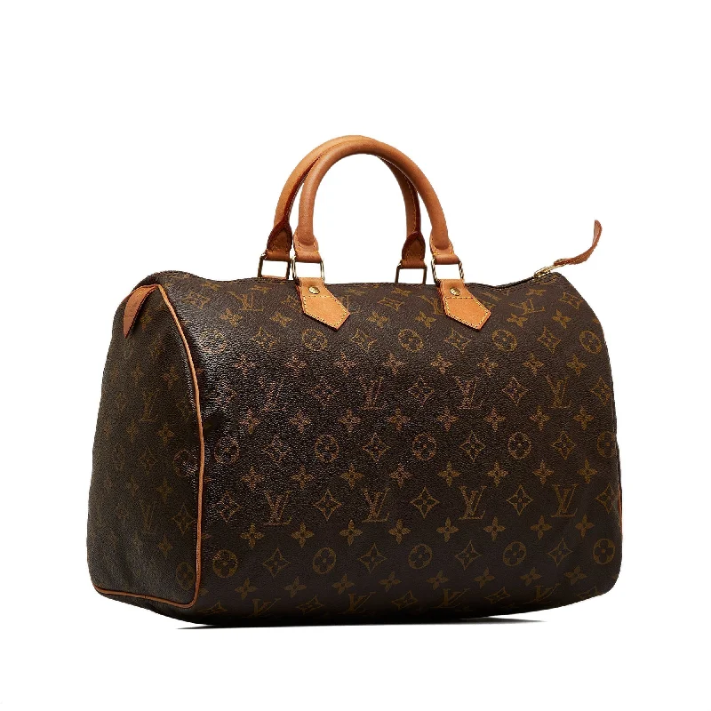 Louis Vuitton Monogram Speedy 35 Boston Bag