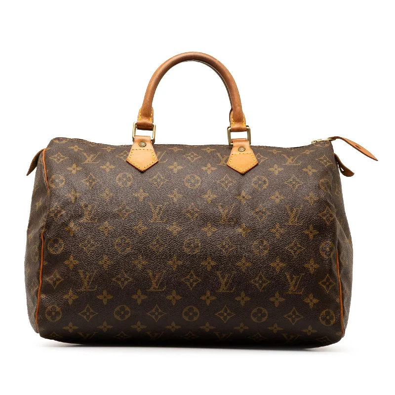 Louis Vuitton Monogram Speedy 35 (SHG-dueWRI)