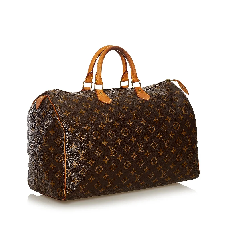 Louis Vuitton Monogram Speedy 40 (SHG-34515)