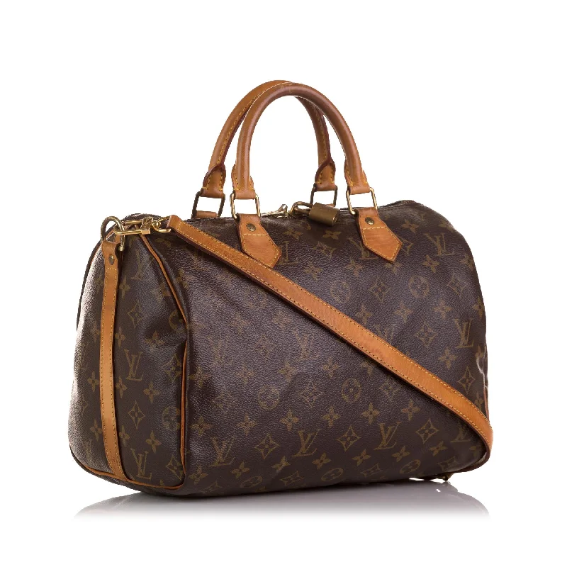 Louis Vuitton Monogram Speedy Bandouliere 30 (SHG-FM2NTm)