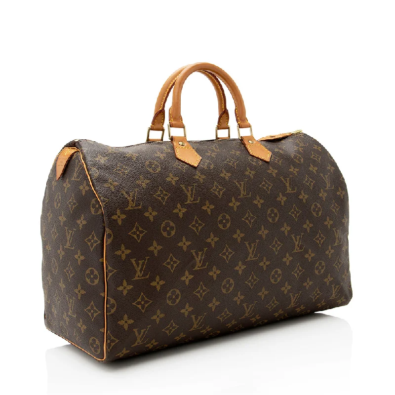 Louis Vuitton Vintage Monogram Canvas Speedy 40 Satchel (SHF-21968)